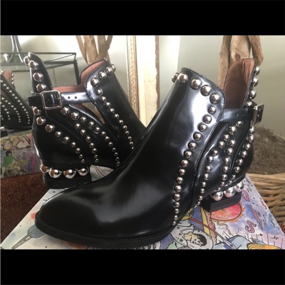 Jeffrey Campbell Rylance Studded Boot 8 - Picture 2 of 6